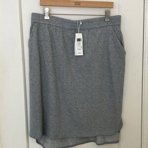 New! Eileen Fisher Organic & Recycled Cotton Simple Skirt size L